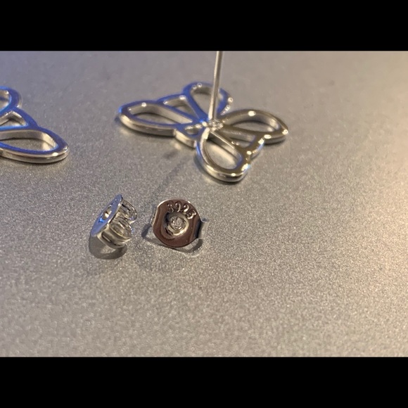 ⭐last one⭐925 sterling silver butterfly set - Picture 6 of 8